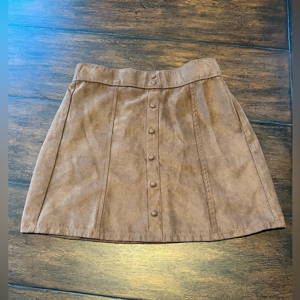 Abercrombie faux suede skirt. NWOT